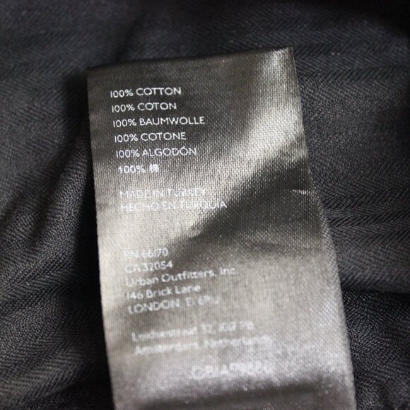 nwt FREE PEOPLE We The Free High-Rise Distressed Denim Shorts in Black, Size 24 - Picture 9 of 9